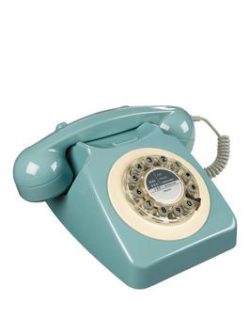 Wild And Wolf 746 Retro Telephone - French Blue